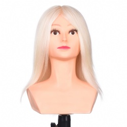 Queen hair mannequin head with hair for professional hair dressing academy
