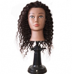 Curly Mannequin Heads Ethnic Manikin Heads
